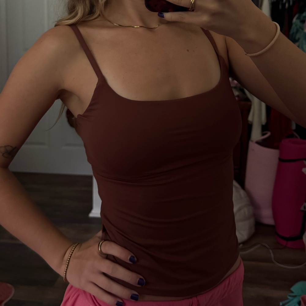 SKIMS Brown Camisole Top
